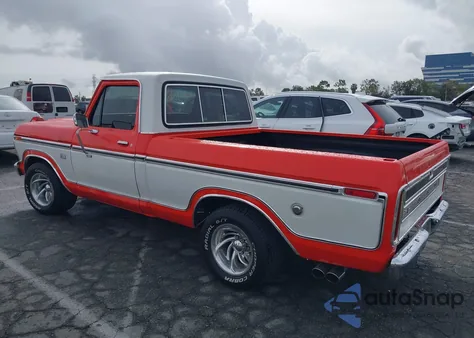 1973 Ford F100 z USA, uszkodzony, nr VIN F10HRS40629